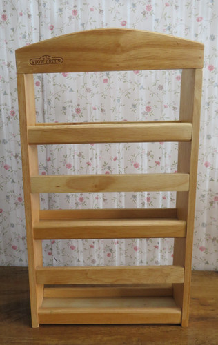Stow green wooden spice - spice, rack