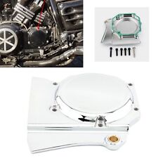 1x Chrome Side Engine Decorative Cover Kit For YAMAHA Vmax 1200 1985-2007 86 87