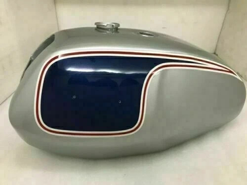 Triumph t140 blue silver - triumph,
