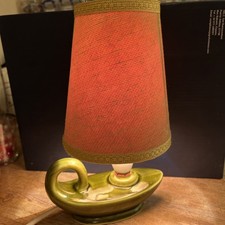 Vintage Lamp And Shade Genie