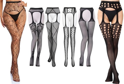 Women sexy fishnet suspender - sexy,