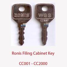 Ronis Replacement Filing Cabinet Key CC001 - CC2000
