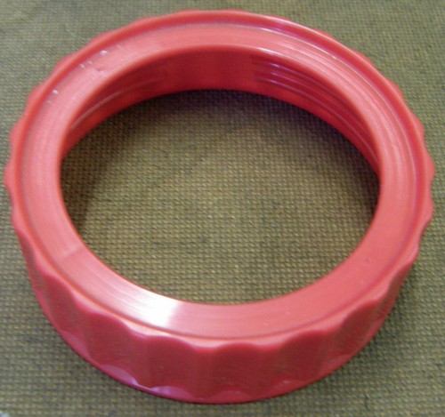 Red orange plastic screw - red/orange,