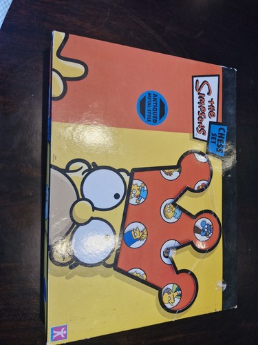 The simpsons chess set - the,
