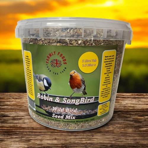 Wild bird seed robin - robin&, songbird