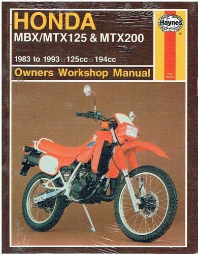 Honda mbx125f mtx125rw - honda, ,