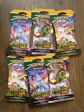 Pokemon Evolving Skies TCG Sleeved Booster Pack Brand New Factory Sealed