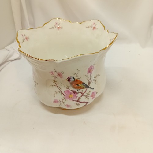 Porcelain jardiniere white - porcelain,