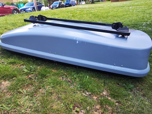 Roof box with bars - with, 470ltr