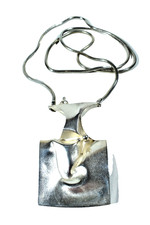 Lapponia necklace ° Barbarella sterling silver pendant ° design Björn Weckström