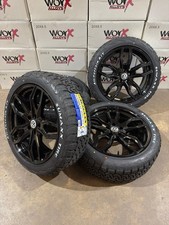 set of 20” alloy wheels &