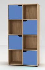 8 Cube Bookcase 4 Blue Door
