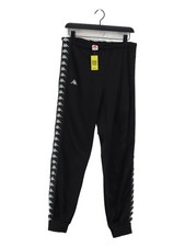 Kappa Men's Sports Bottoms M Black 100% Other Track Pants