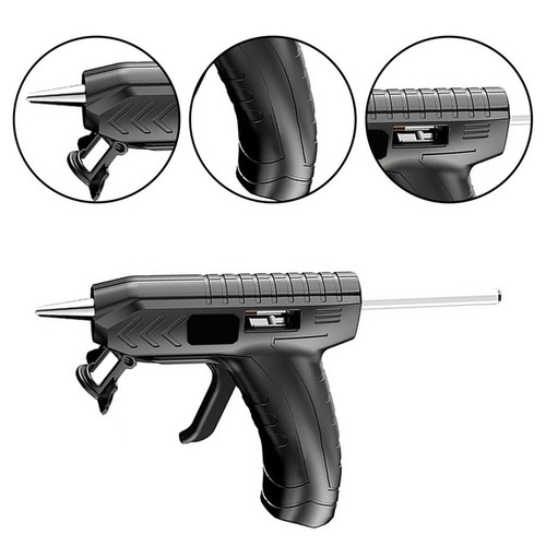 Cordless hot glue gun 2pcs - hot, +2pcs