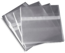 100-Pak =RESEALABLE= Plastic Wrap CD Sleeves for 10.4mm Jewel Cases!