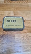 Gold Block Pipe Tobacco Empty