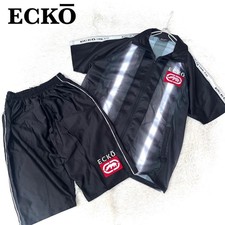 Ecko Black Short Sleeve Top & Bottom Set