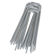 12pk Weed Mat Pins Galvanised