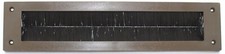 LETTERBOX BRUSH Door Letter Box DRAUGHT EXCLUDER Internal PVC | Brown