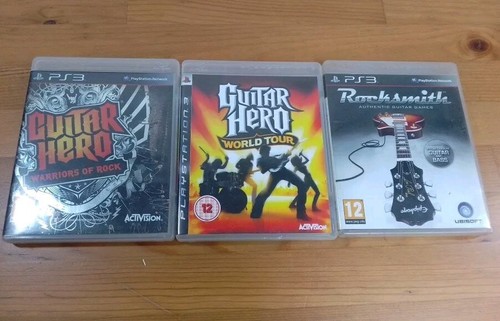 Ps3 game bundle guitar - x3, hero