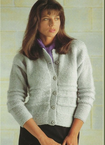Ladies chunky easy knit - easy,