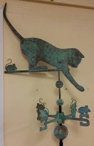 Cat and mouse - antique, finish