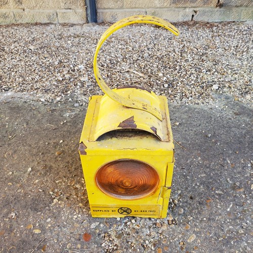 Vintage traffic road - road, lamp