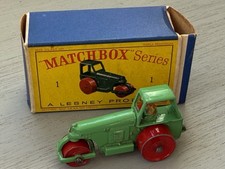 Lesney "Matchbox" Series,  No. 1d Aveling Barford Diesel Road Roller. Boxed.