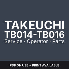 Takeuchi TB014-TB016 Mini