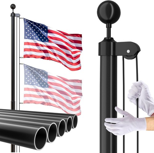 Flag pole for outside - flag,
