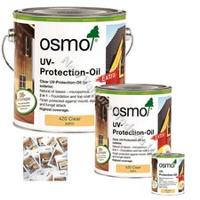 Osmo 420 Extra | Clear UV Protection Oil | Satin Finish | Exterior | In 5 Sizes