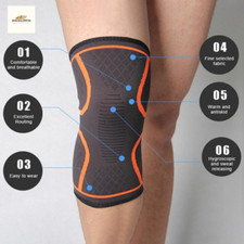 Knee Support Compression Anti Slip Sleeve Brace Patella Pain Relief Arthritis
