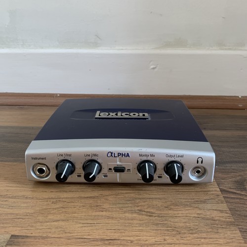 Lexicon alpha desktop usb - lexicon,
