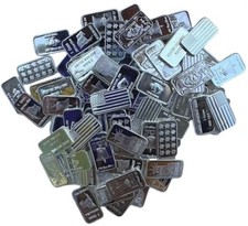 60x PURE .999 Fine Silver Bars