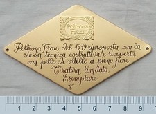 ORIGINAL GOLD WOMAN ARMCHAIR plaque