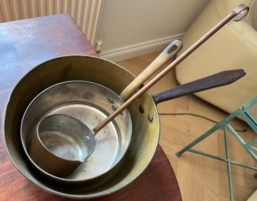 Mauviel villedieu copper pan - copper,