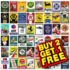 Metal Tin Sign Plaque Garage Home Bar Man Cave Shed Petrol Oil Poster Signs Q118