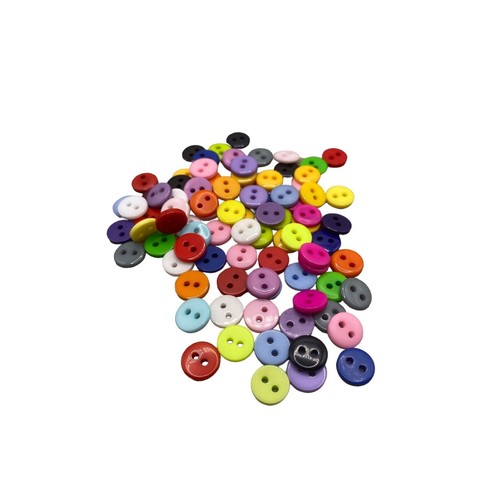 100 pack mixed buttons - mixed,