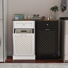 Kitchen Tilt Out Trash Bin