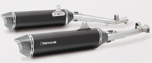 Muffler remus black hawk - black,