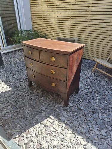 Vintage serpentine chest - vintage,