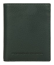 PORSCHE DESIGN Business Billfold 6 Card Holder Cedar Green Dark Green New