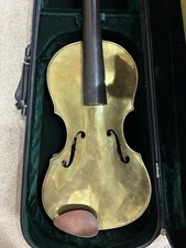 Brass Viola Labelled Vuillaume
