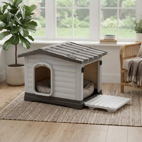 Insulated outdoor dog kennel - insulated,