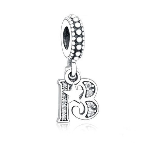 S925 sterling silver 13th - s925,