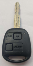 1 x GENUINE USED 2 BUTTON REMOTE KEY FOB for TOYOTA RAV4 LAND CRUISER etc 433Mhz