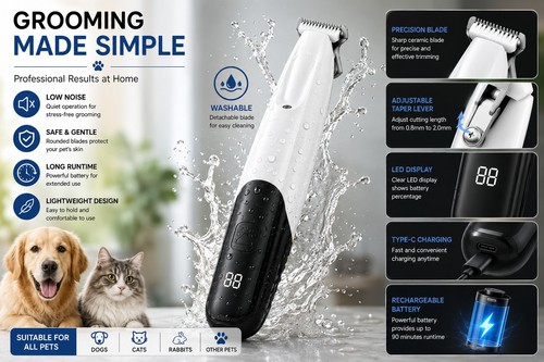 Dog clippers low noise - clippers,