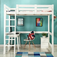 White Kids Bunk Bed Sleeper