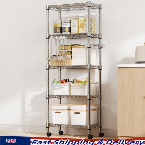 Tier metal wire rack - 5-tier,