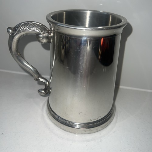 English pewter tankard with - english,